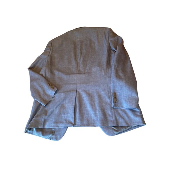 Lauren Ralph Lauren Mens Blue Blazer 48L Classic Linen Blend Preppy - Picture 6 of 6